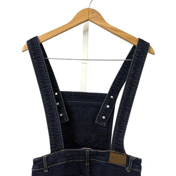 Hell Bunny Women's Bib Overalls Jeans Small Blue Stretch - Picture 13 of 16